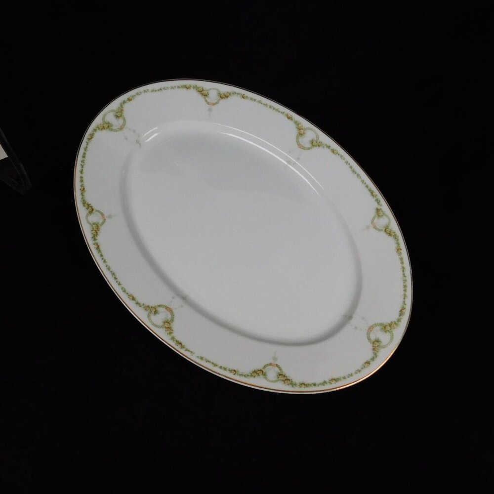 Rosenthal Briar Rose Fine China 14 5/8" Serving Platter 10 3/8" wide Vintage